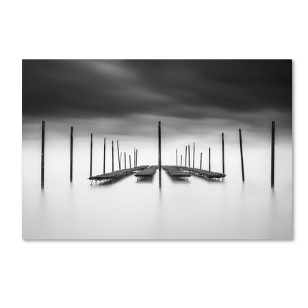Trademark Fine Art Christophe Staelens 'The Oyster Bar' Canvas Art, 22x32 1X01070-C2232GG